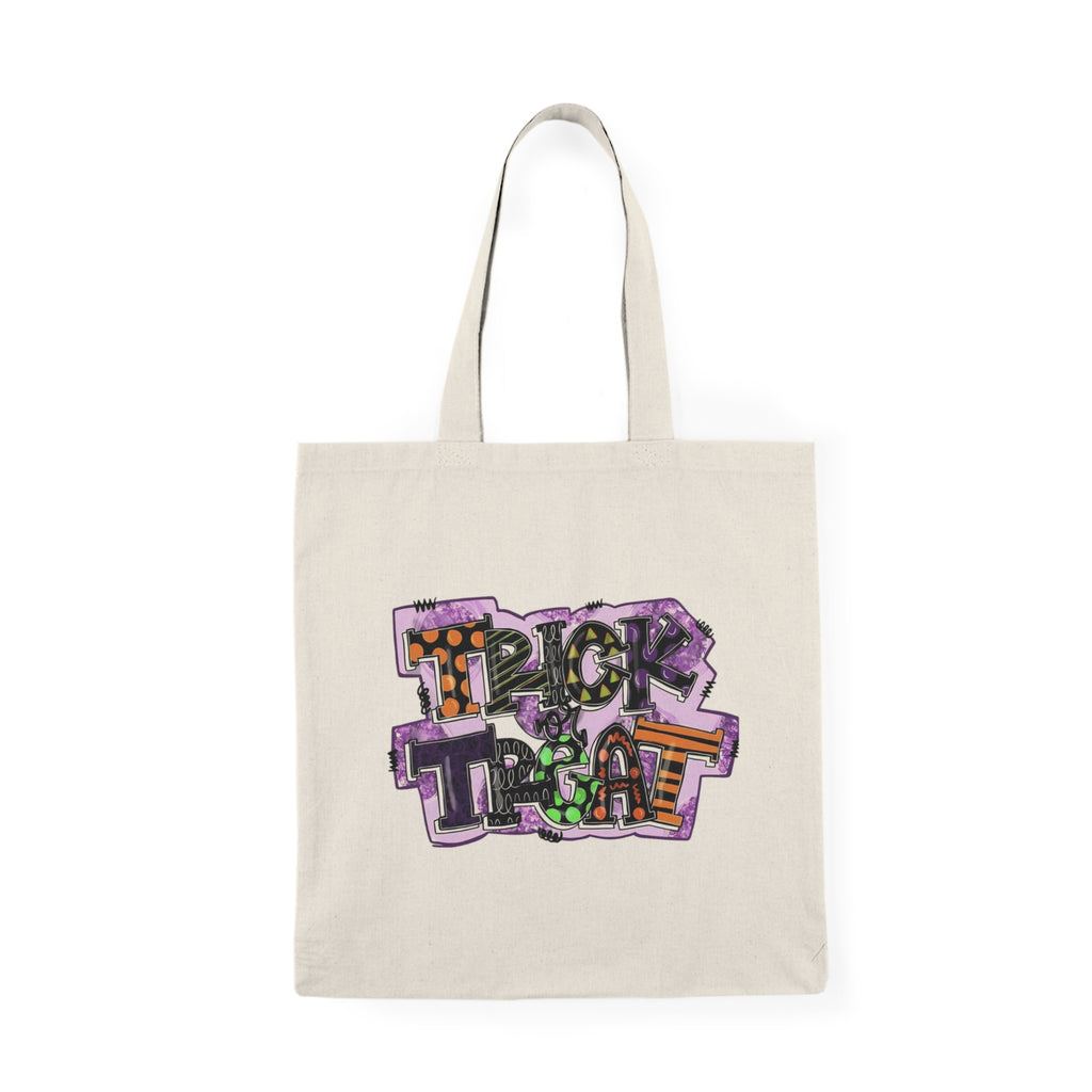 Trick or Treat Halloween Tote Bag — Graffiti Candy Design