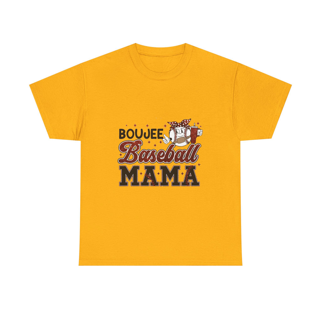 Boujee Baseball Mama T-Shirt – Cute Mom Graphic Tee for Baseball Moms