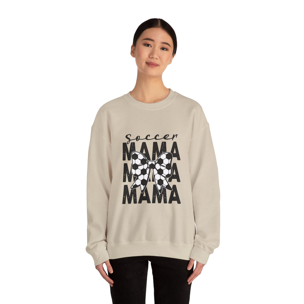 Soccer Mama Crewneck Sweatshirt – Soccer Ball Mama Graphic
