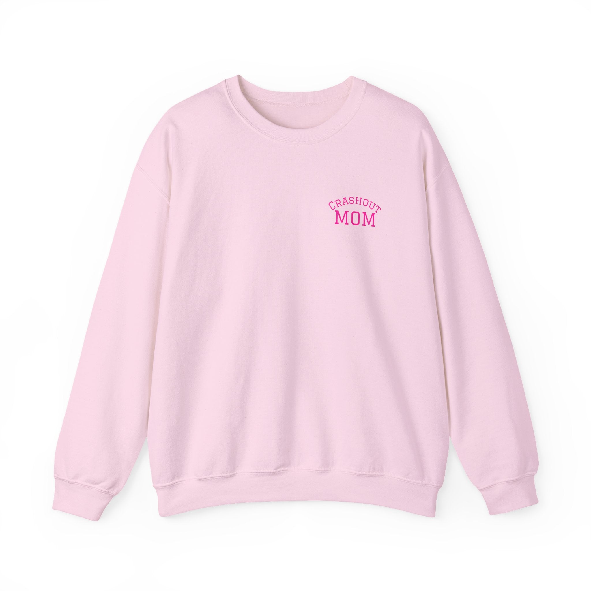 Crewneck Sweatshirt — “Just a Tinder Swiper Short Type of Mom” Funny Mom Graphic