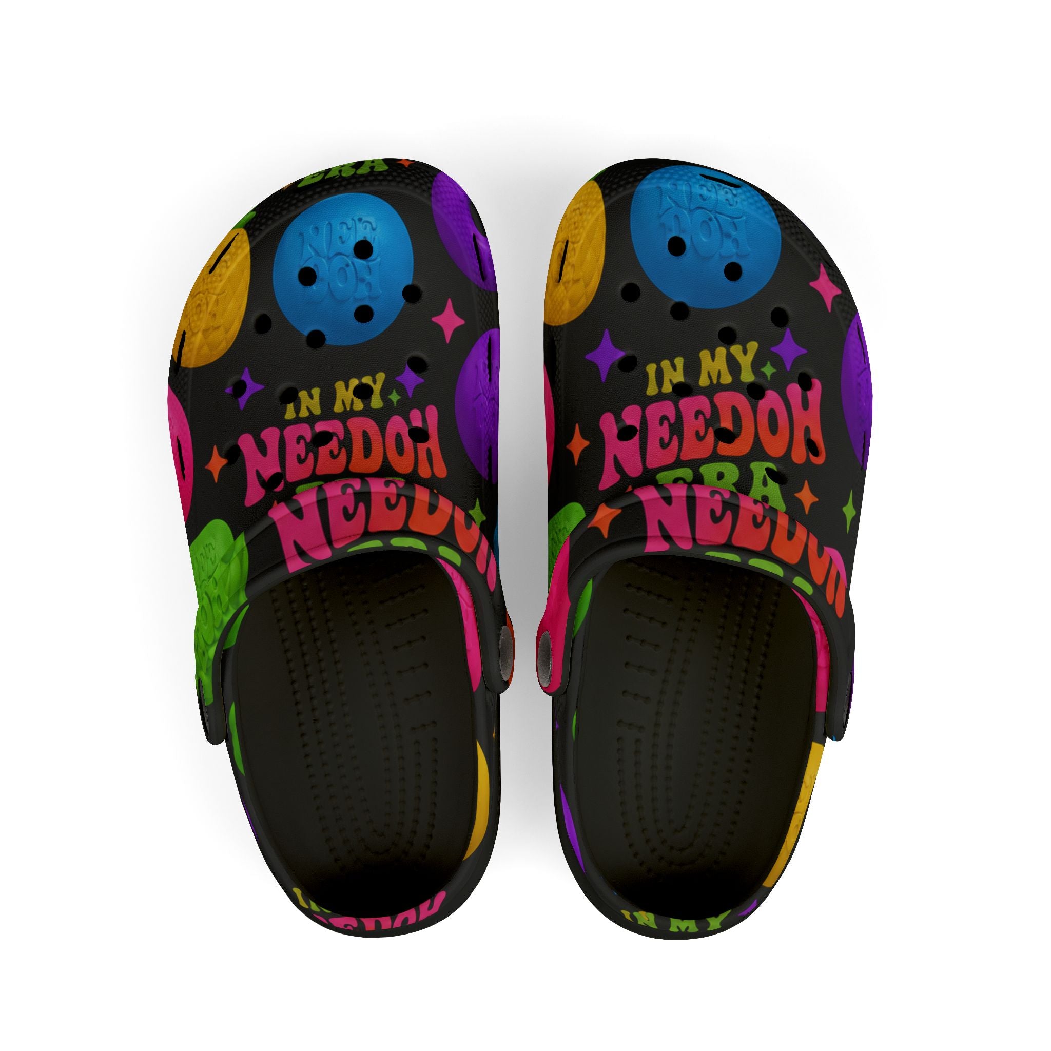Bright, playful EVA foam clogs designed for kids