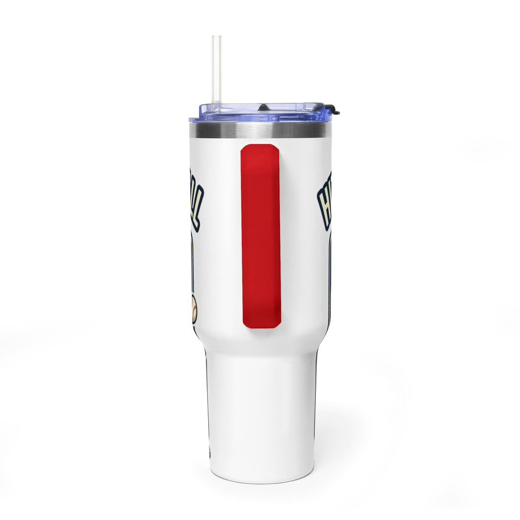 40oz Baseball Tumbler – “Hit the Dang Ball” Vacuum Insulated Travel Mug