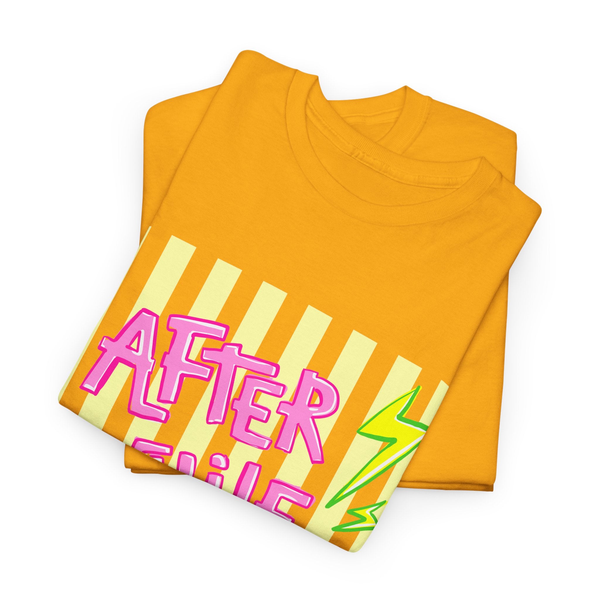 After While Alligator T-Shirt — Retro Neon Graphic Tee