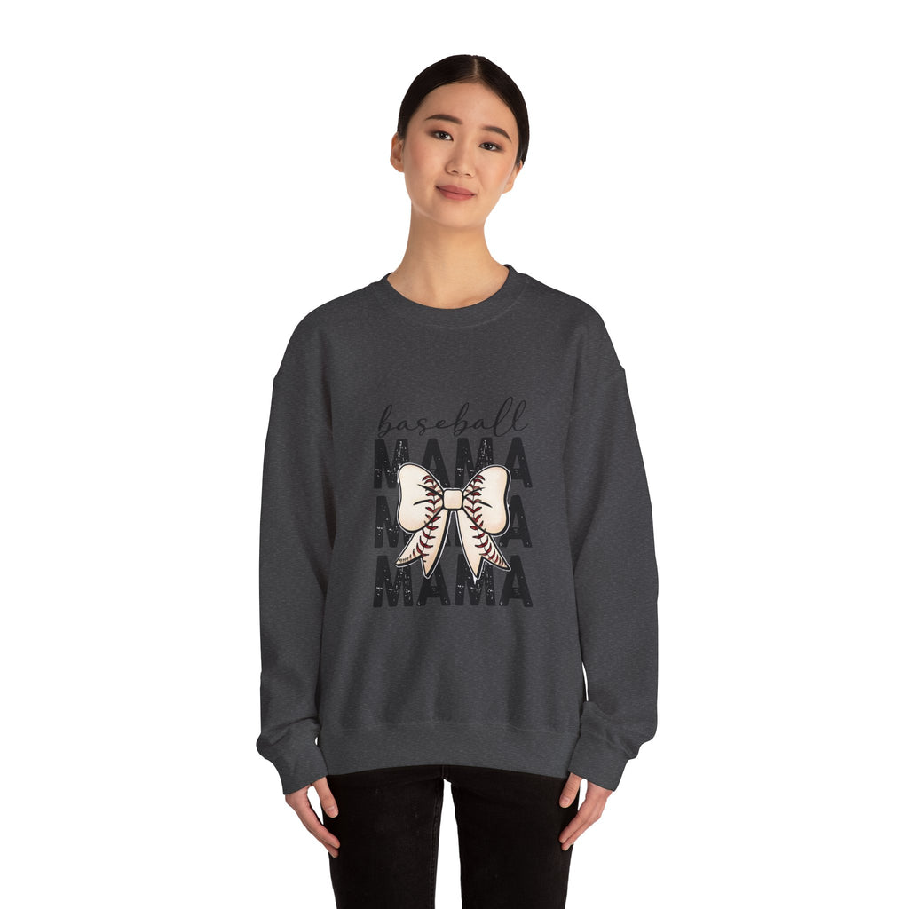 Baseball Mama Sweatshirt – Mom Team Spirit Crewneck