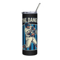 Baseball Player 20oz Stainless Steel Tumbler – 'Hit the Danger Zone' Travel Cup