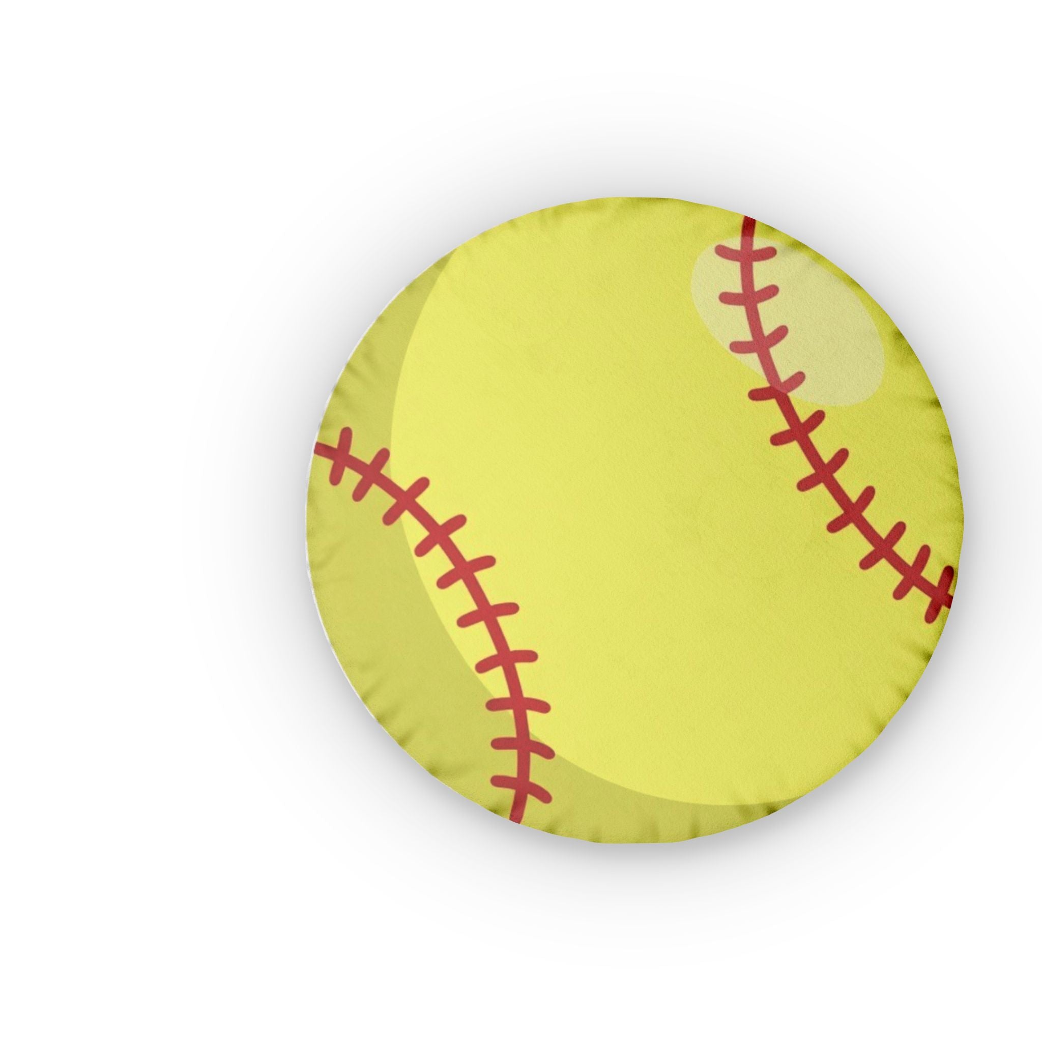 Softball Shaped Pillows