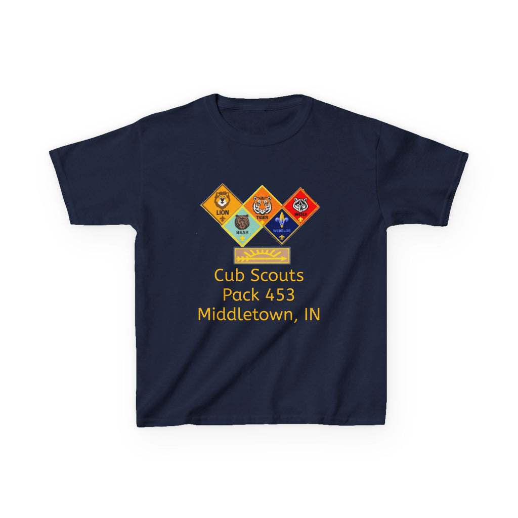 Kids Cub Scouts Pack 453 Middletown, IN Kids T‑Shirt — 'A Scout Is' Scout Motto Tee