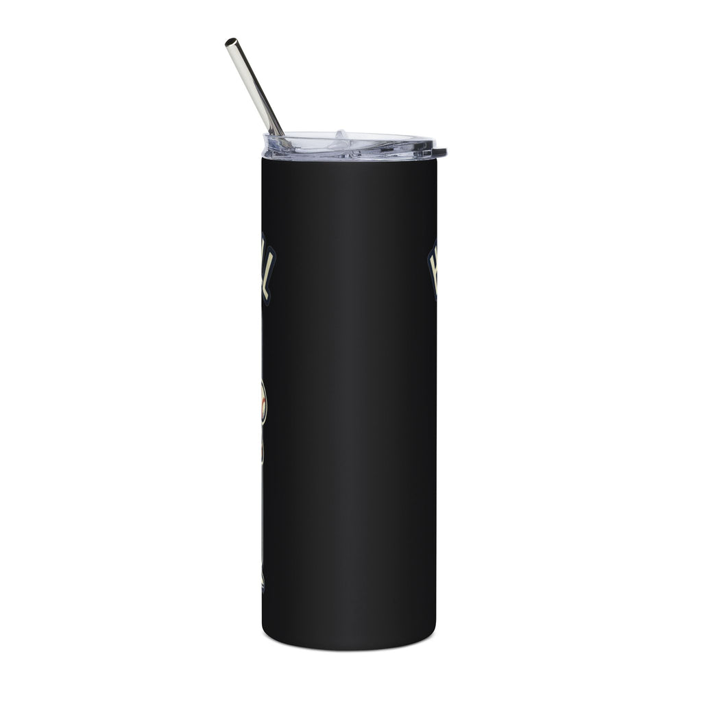 Baseball Player 20oz Stainless Steel Tumbler – 'Hit the Danger Zone' Travel Cup