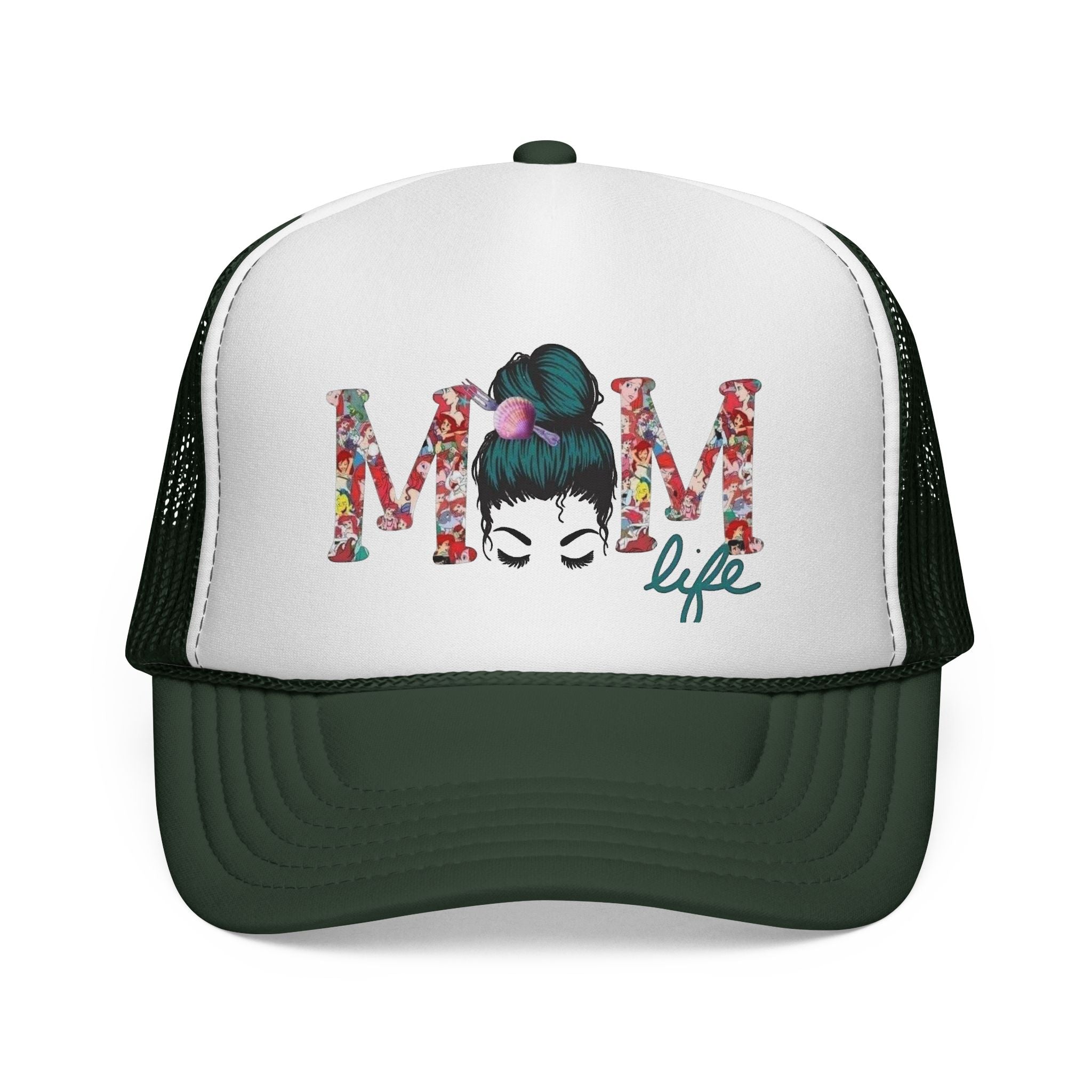 Mom Life Trucker Cap | Floral Mom Graphic Trucker Hat