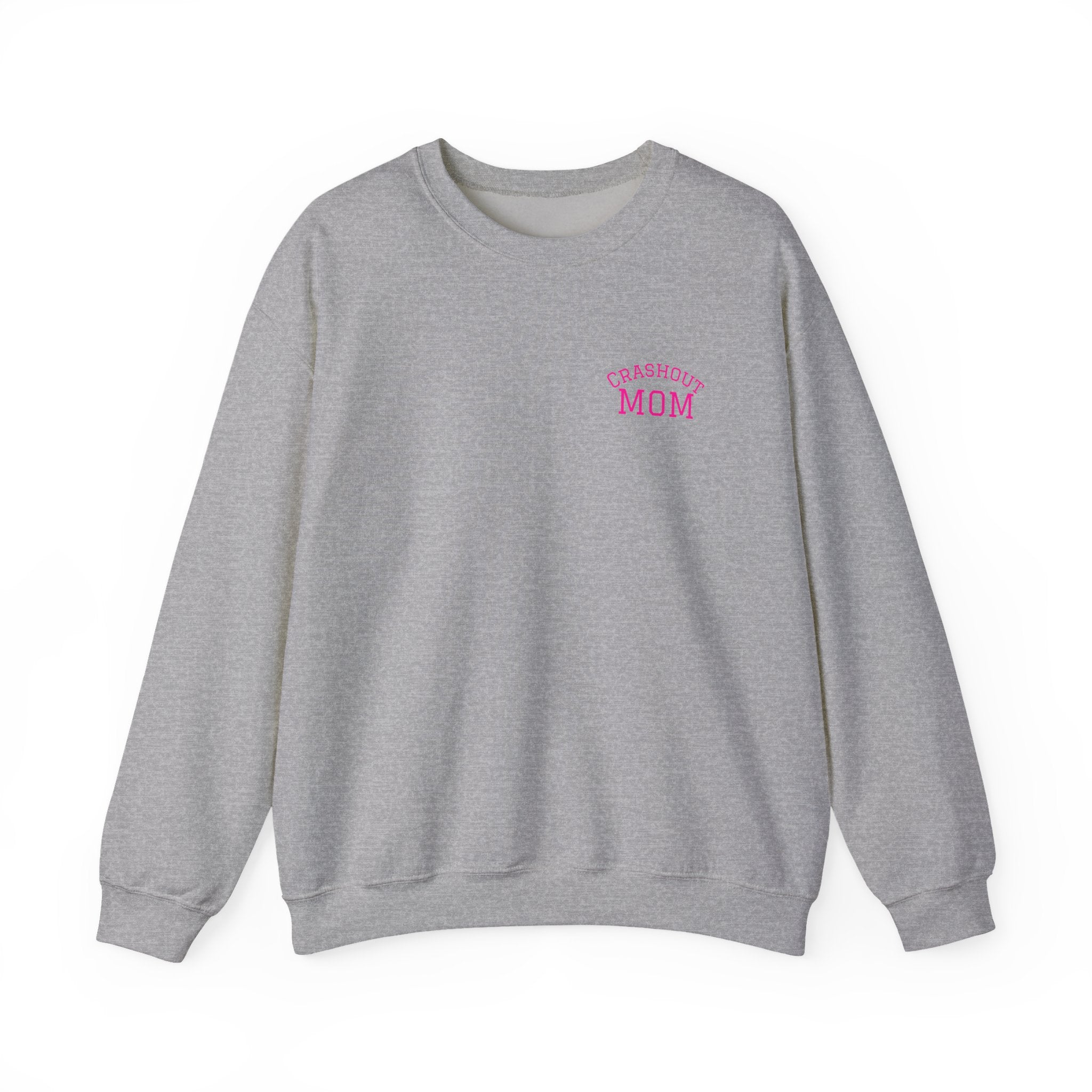 Crewneck Sweatshirt — “Just a Tinder Swiper Short Type of Mom” Funny Mom Graphic