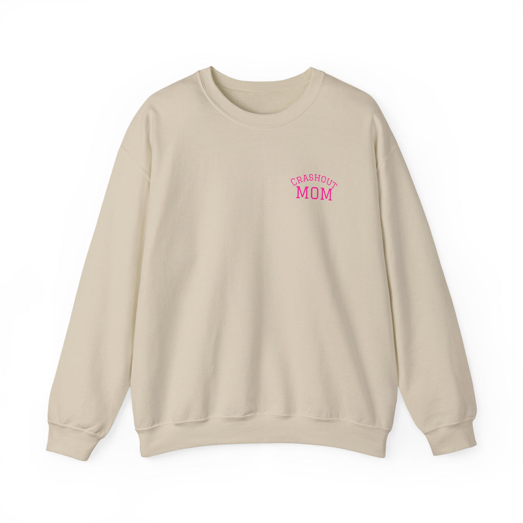 Crewneck Sweatshirt — “Just a Tinder Swiper Short Type of Mom” Funny Mom Graphic