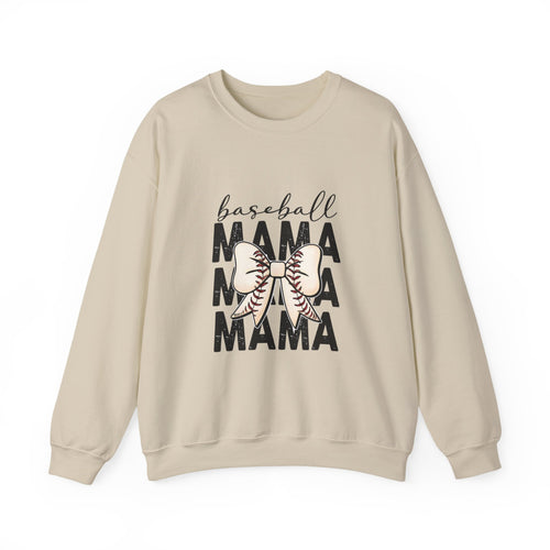 Baseball Mama Sweatshirt – Mom Team Spirit Crewneck