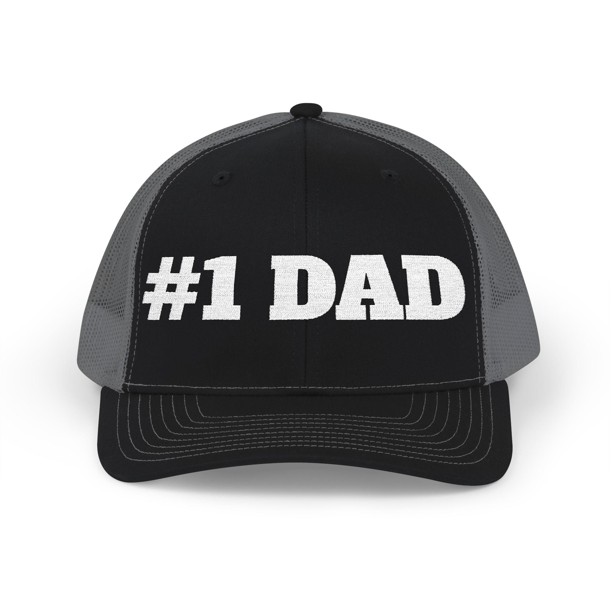 #1 Dad Snapback Trucker Cap – Father's Day Gift Hat
