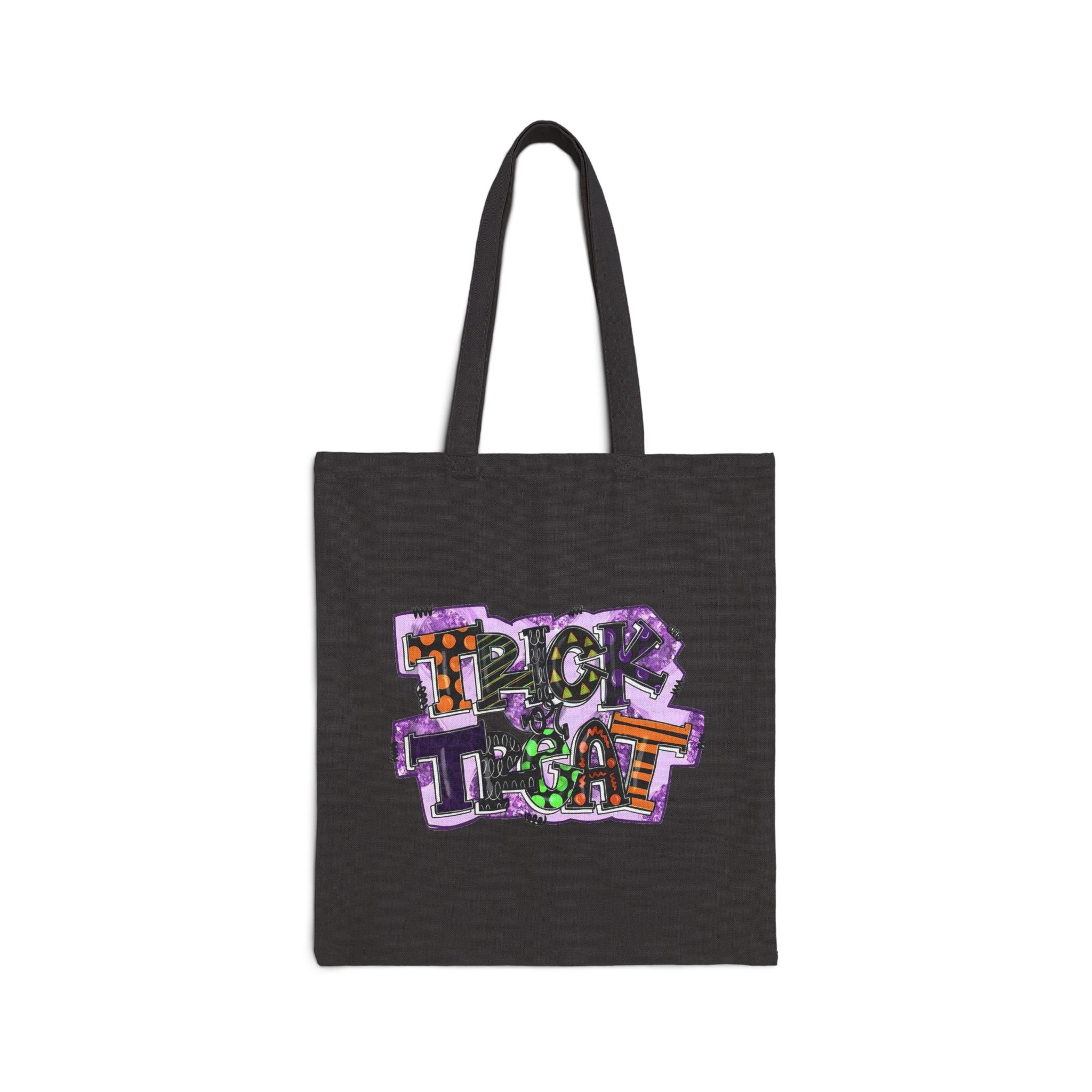 Trick or Treat Halloween Canvas Tote Bag