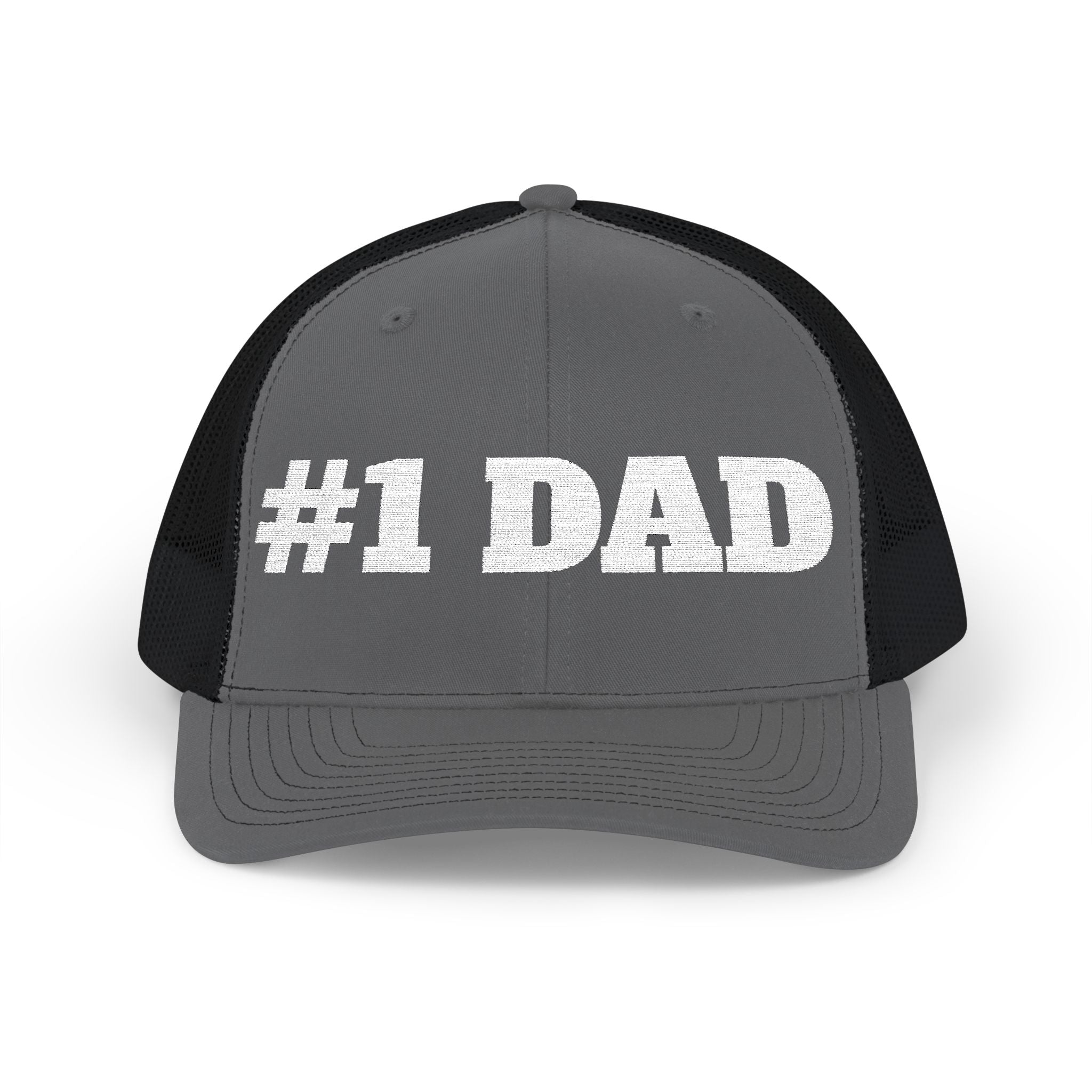 #1 Dad Snapback Trucker Cap – Father's Day Gift Hat