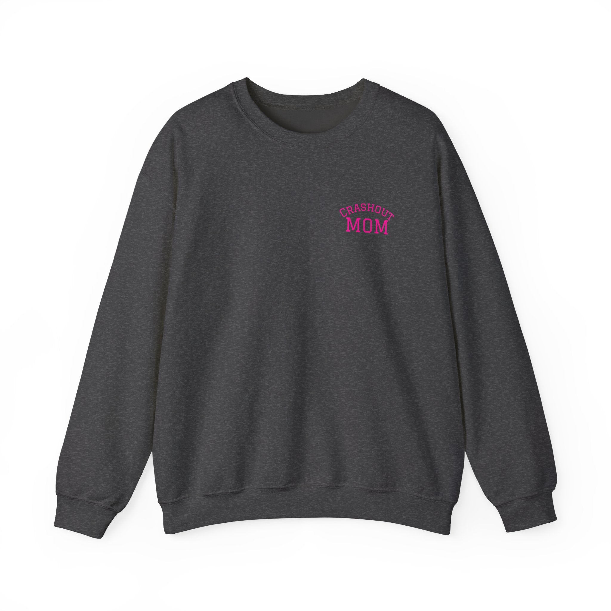 Crewneck Sweatshirt — “Just a Tinder Swiper Short Type of Mom” Funny Mom Graphic