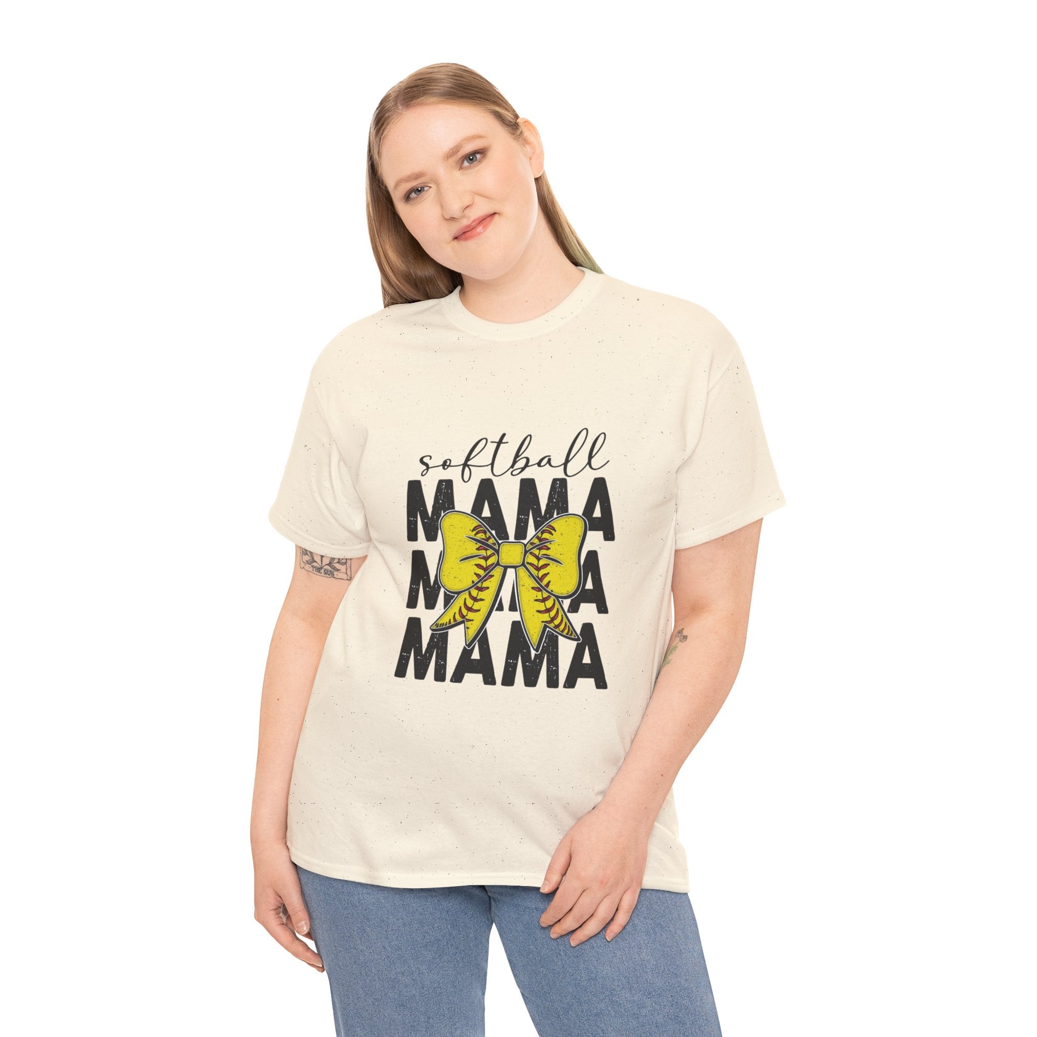 Softball Mama T-Shirt – Yellow Glove Mom Tee