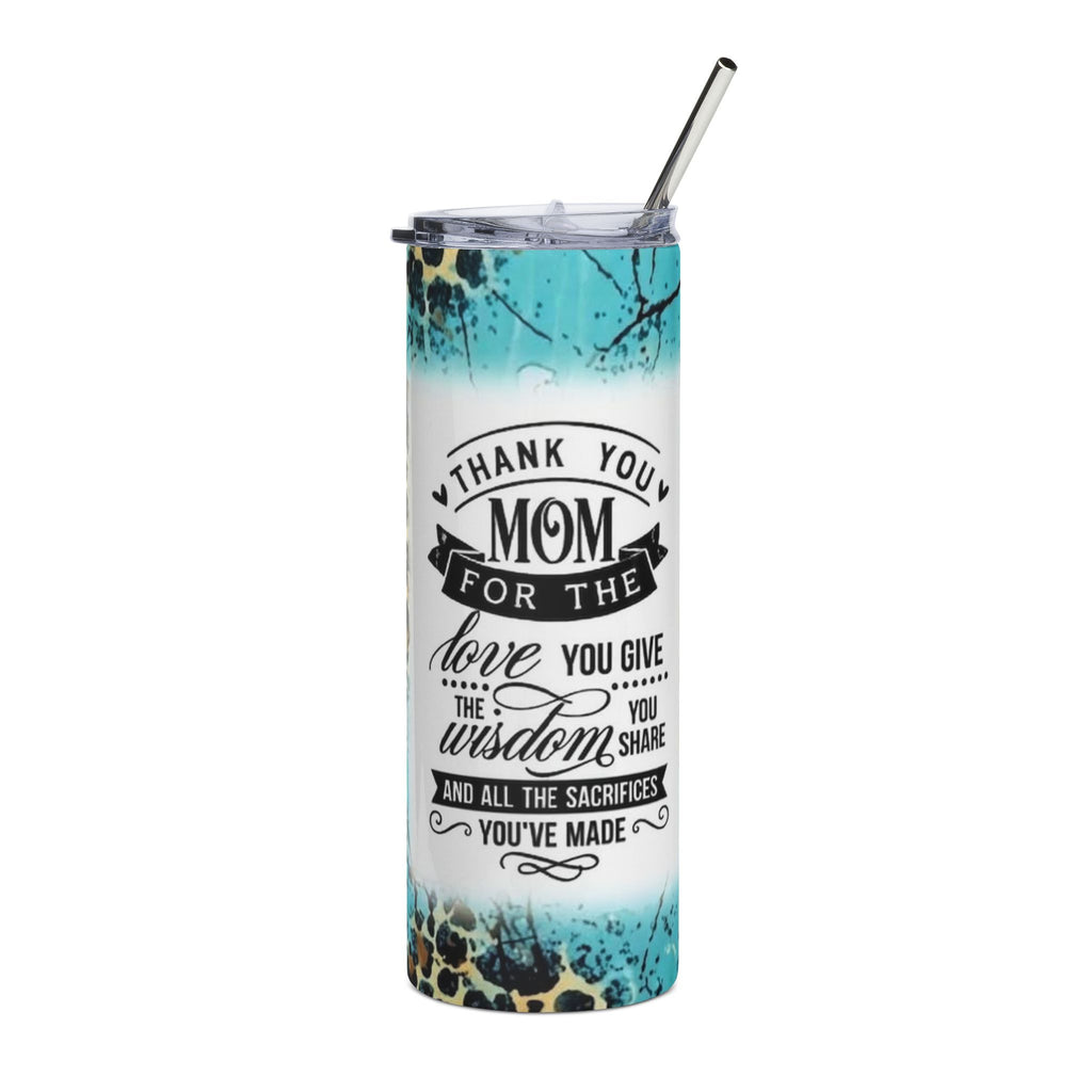 Mom Thank You Stainless Steel Tumbler - 20oz Inspirational Gift