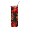 Firefighter Flames 20oz Stainless Steel Tumbler