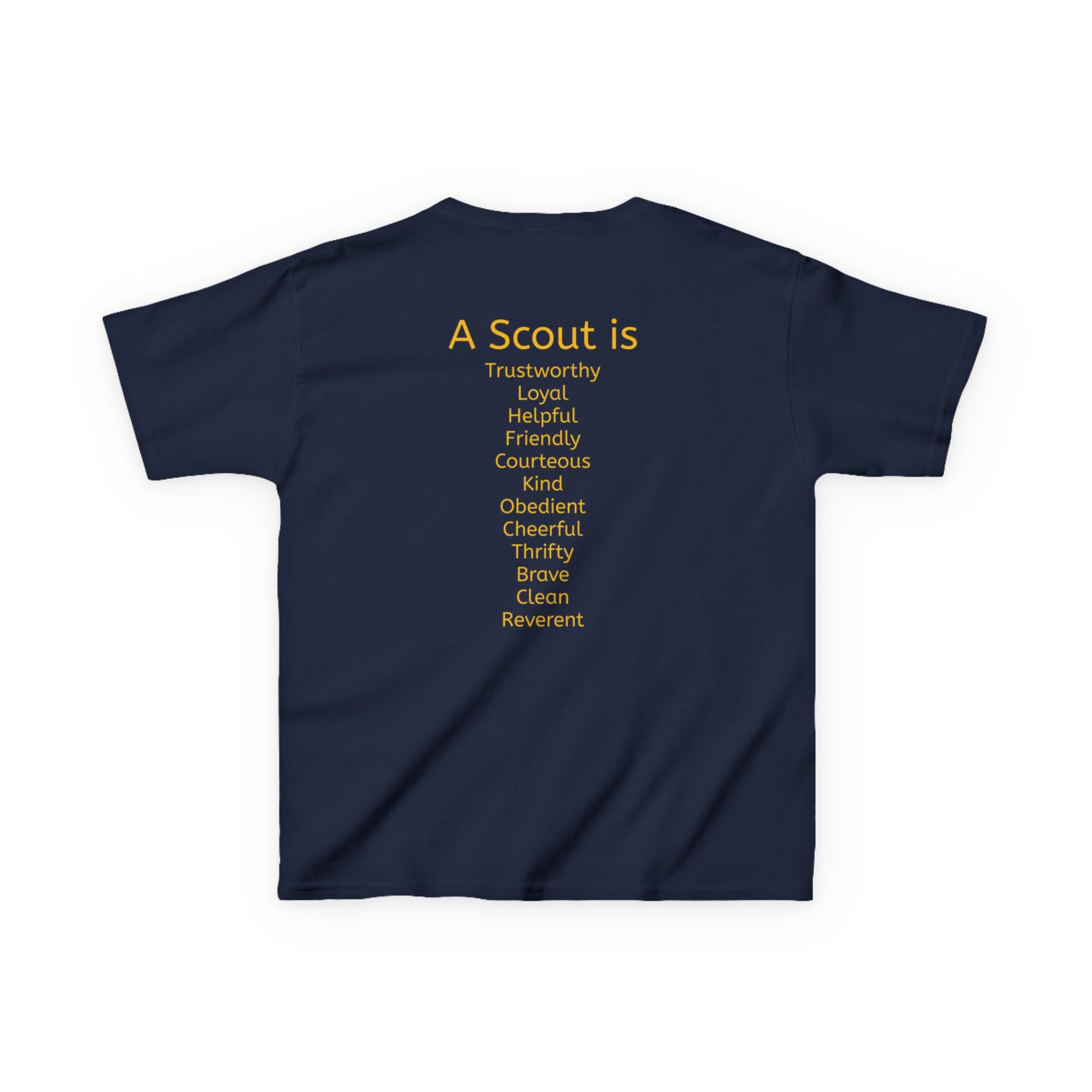 Kids Cub Scouts Pack 453 Middletown, IN Kids T‑Shirt — 'A Scout Is' Scout Motto Tee