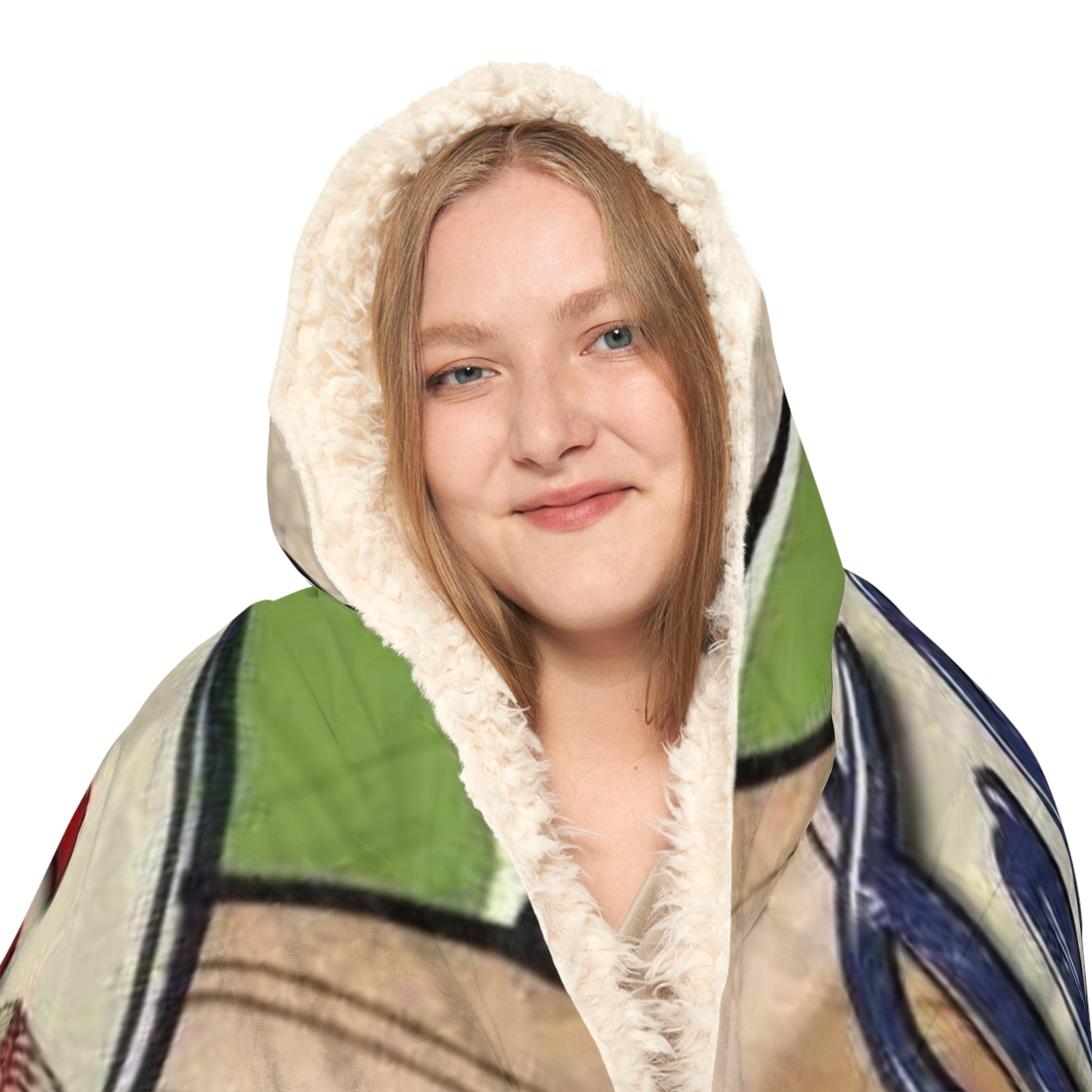 Baseball 'Take Me Out to the Ball Game' Hooded Snuggle Blanket