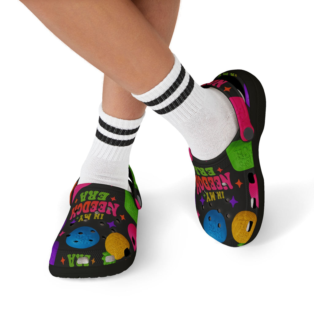 Bright, playful EVA foam clogs designed for kids