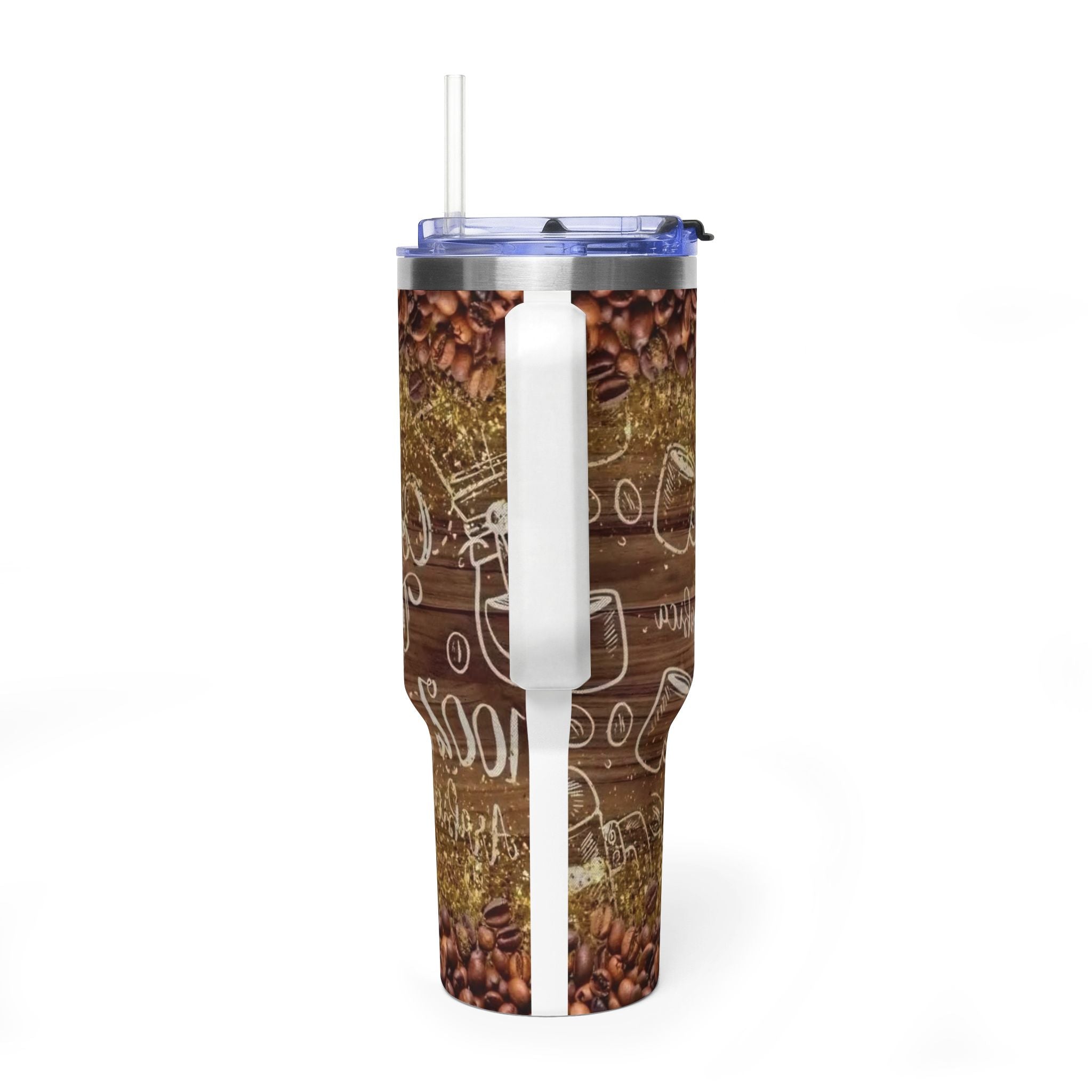 40oz Coffee Mom Tumbler – ‘First Coffee Then Mom’ Vacuum Thermal Travel Cup