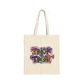 Trick or Treat Halloween Canvas Tote Bag