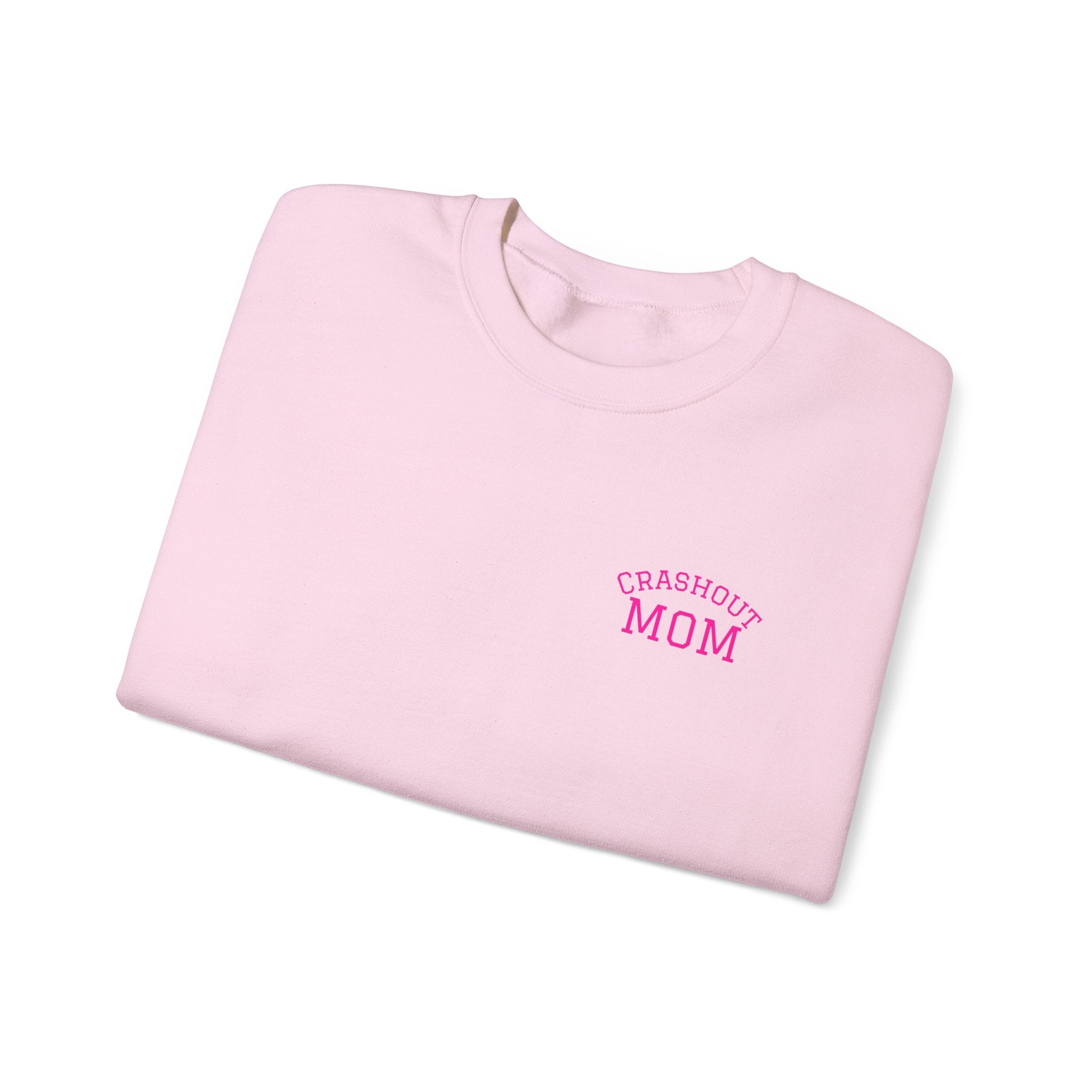 Crewneck Sweatshirt — “Just a Tinder Swiper Short Type of Mom” Funny Mom Graphic