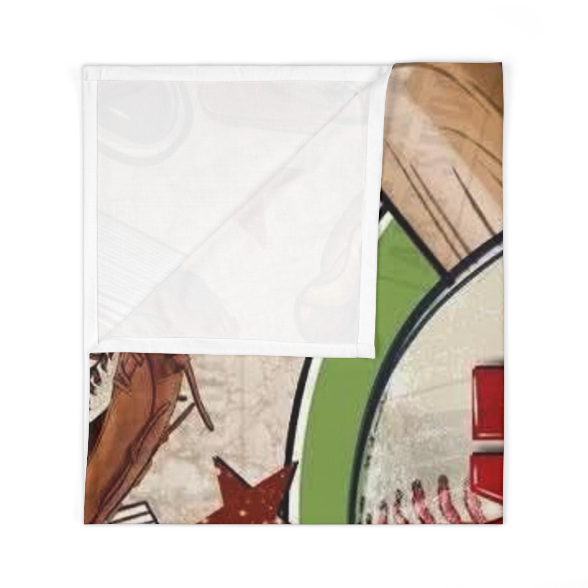 Baseball Baby Swaddle Blanket — "Take Me Out to the Ball Game" Infant Wrap