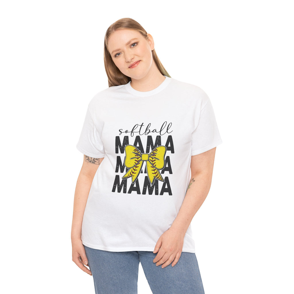 Softball Mama T-Shirt – Yellow Glove Mom Tee