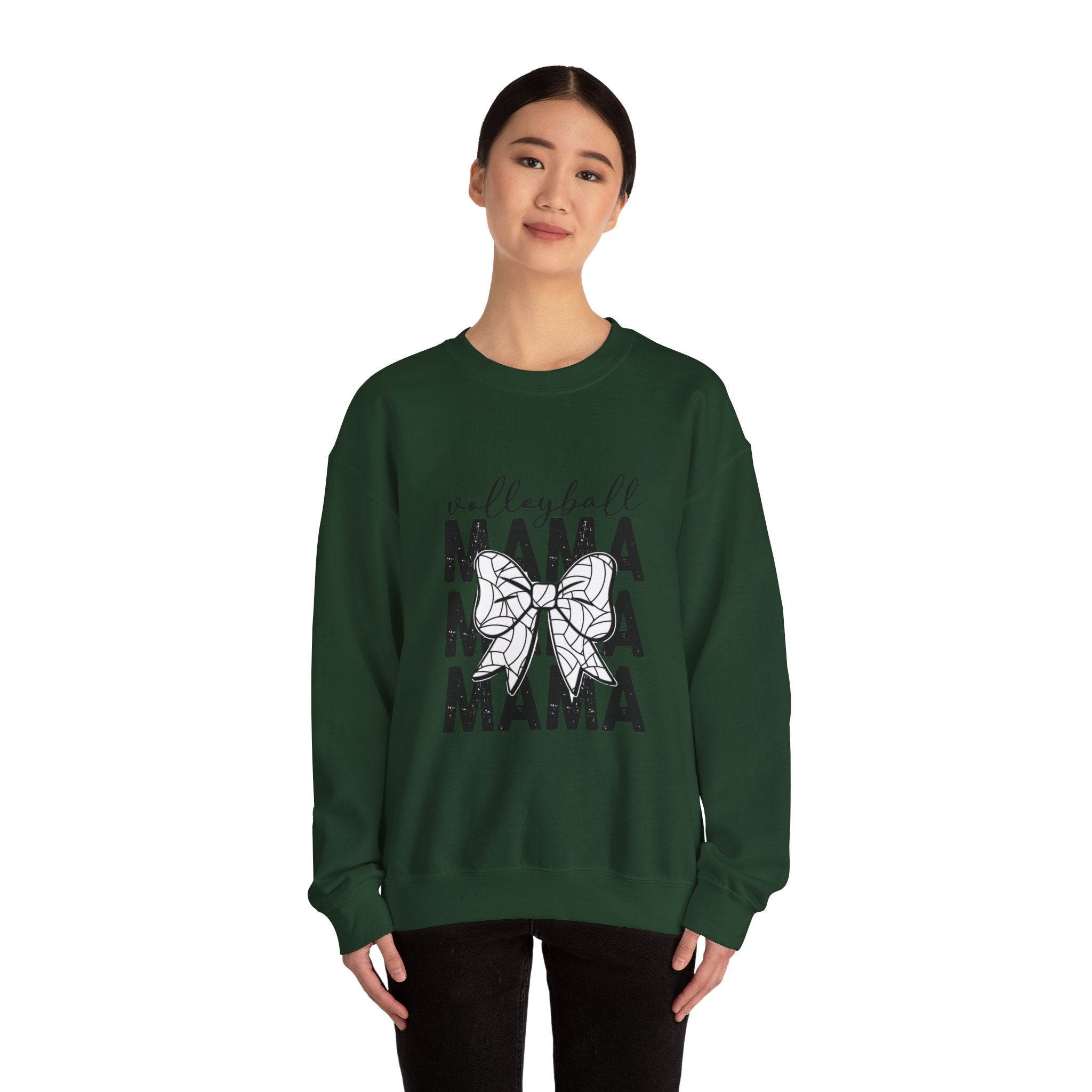 Volleyball Mama Crewneck Sweatshirt – Mom Graphic Pullover