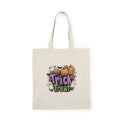 Trick or Treat Halloween Tote Bag – Pumpkin & Ghost Candy Shopper