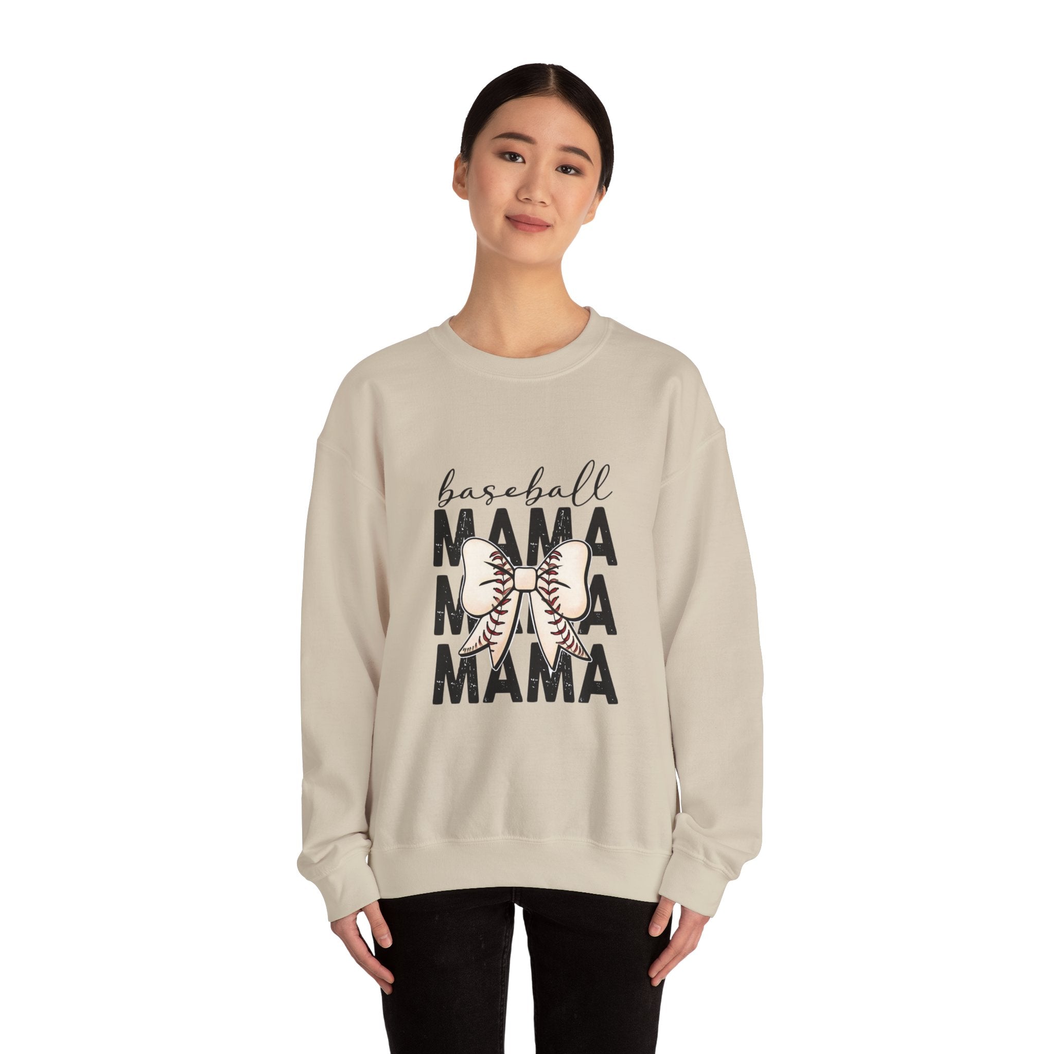 Baseball Mama Sweatshirt – Mom Team Spirit Crewneck