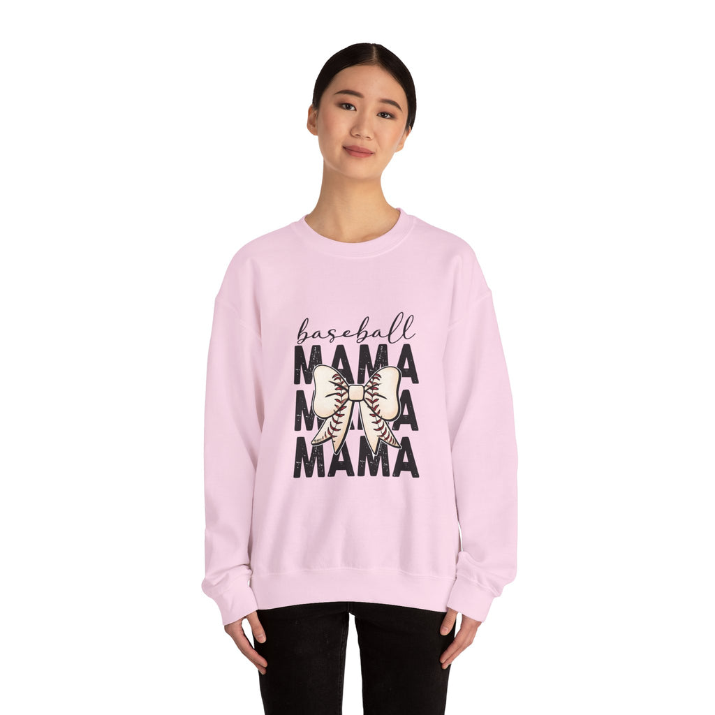 Baseball Mama Sweatshirt – Mom Team Spirit Crewneck