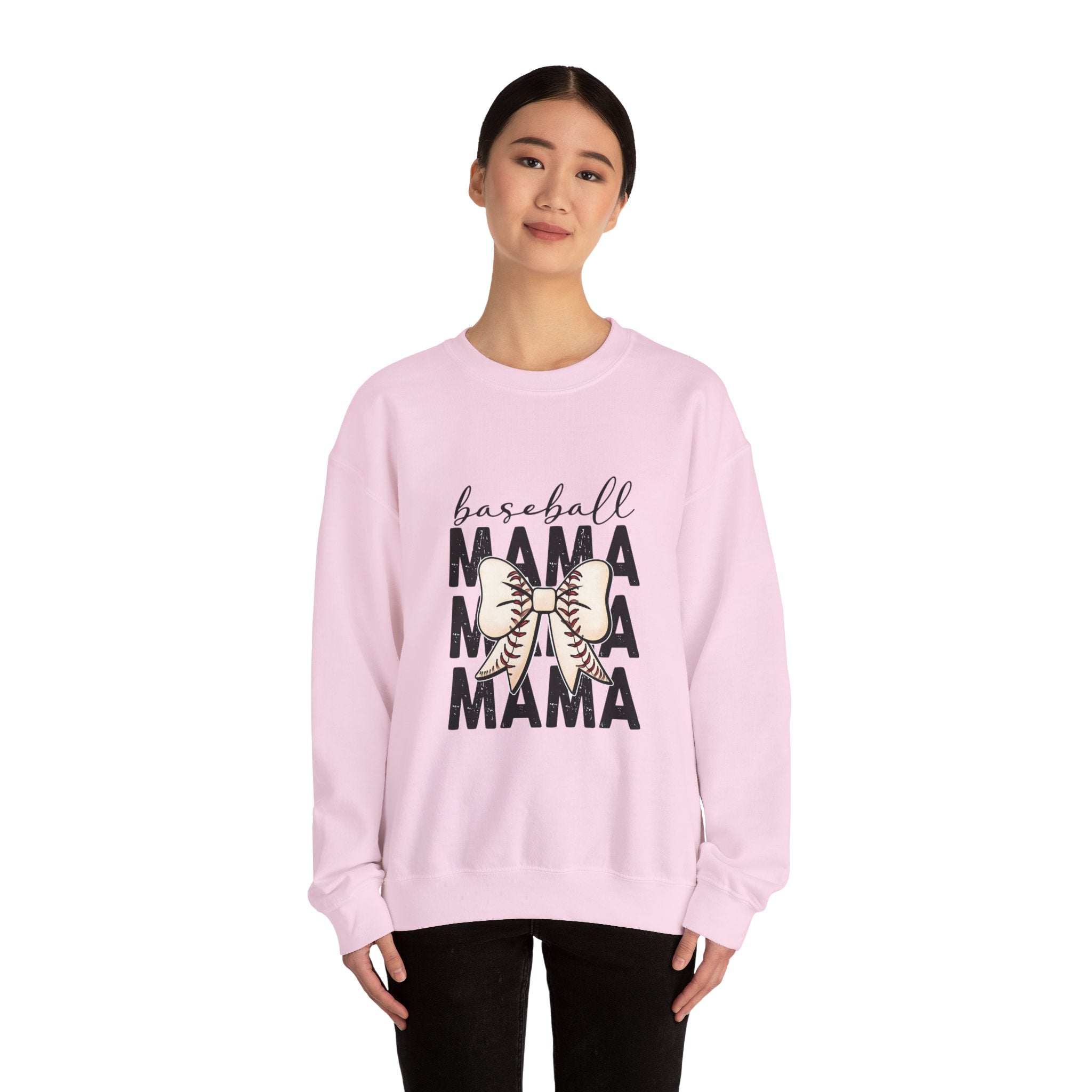 Baseball Mama Sweatshirt – Mom Team Spirit Crewneck