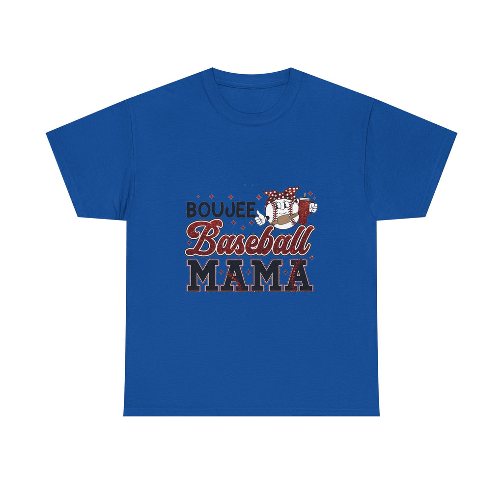 Boujee Baseball Mama T-Shirt – Cute Mom Graphic Tee for Baseball Moms