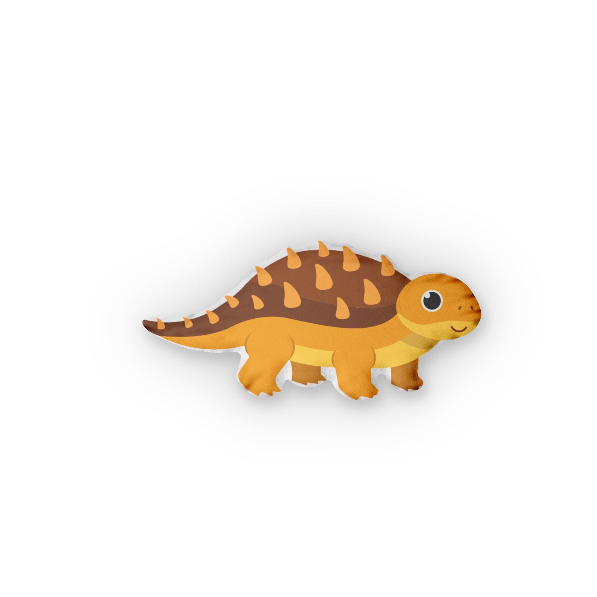 Ankylosaurus Shaped Kids Pillow — Cute Armored Dinosaur Plush Cushion