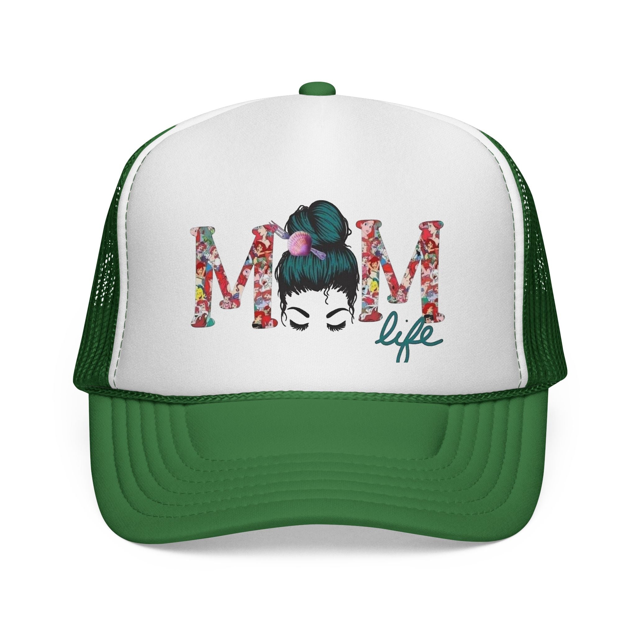 Mom Life Trucker Cap | Floral Mom Graphic Trucker Hat