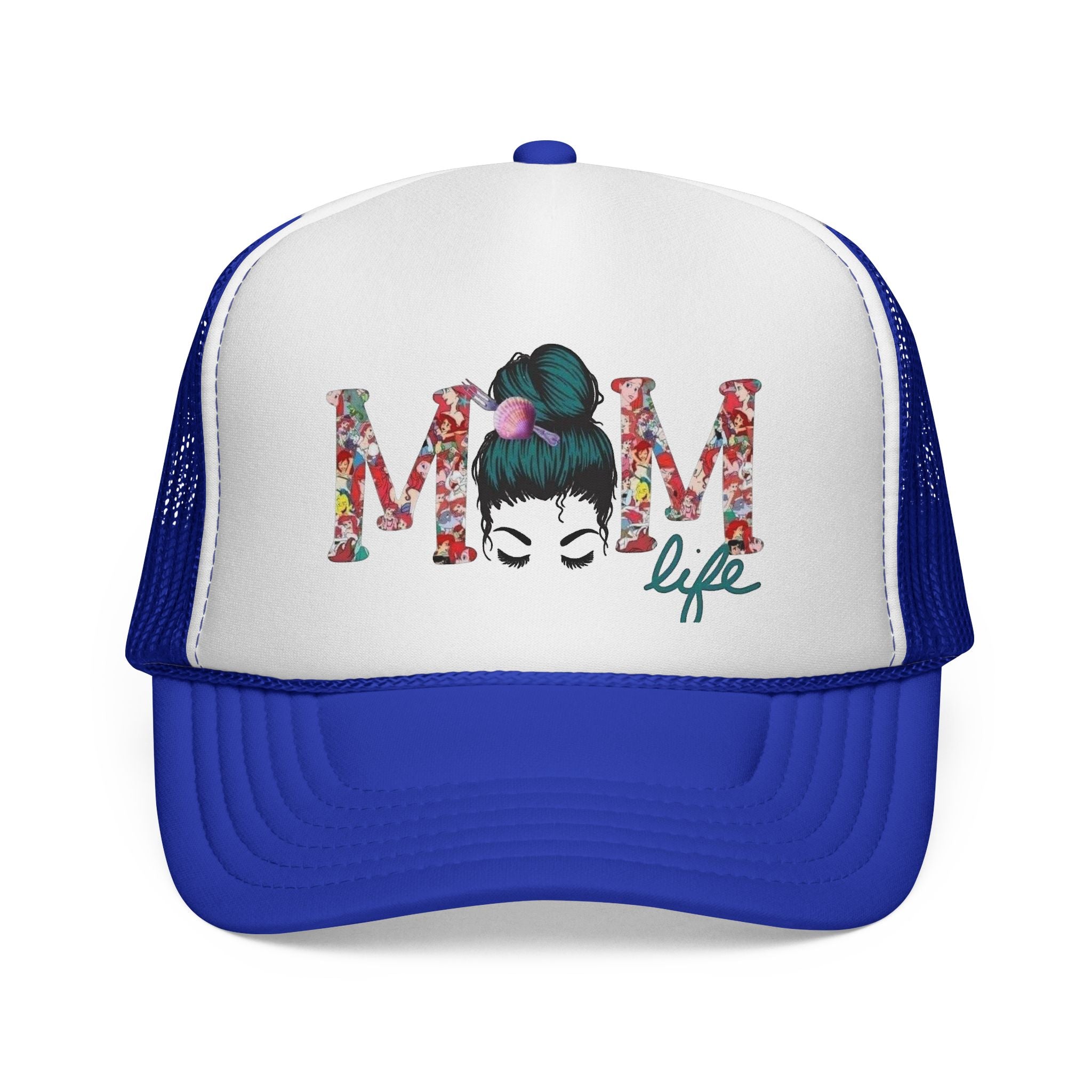 Mom Life Trucker Cap | Floral Mom Graphic Trucker Hat