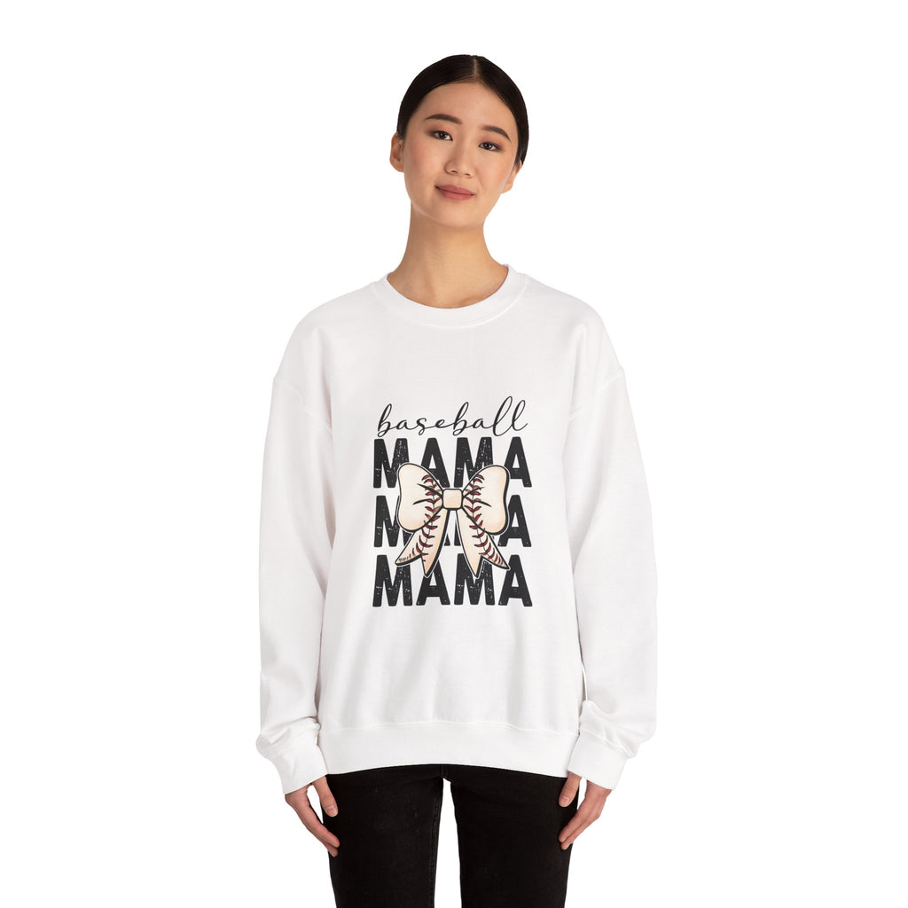 Baseball Mama Sweatshirt – Mom Team Spirit Crewneck