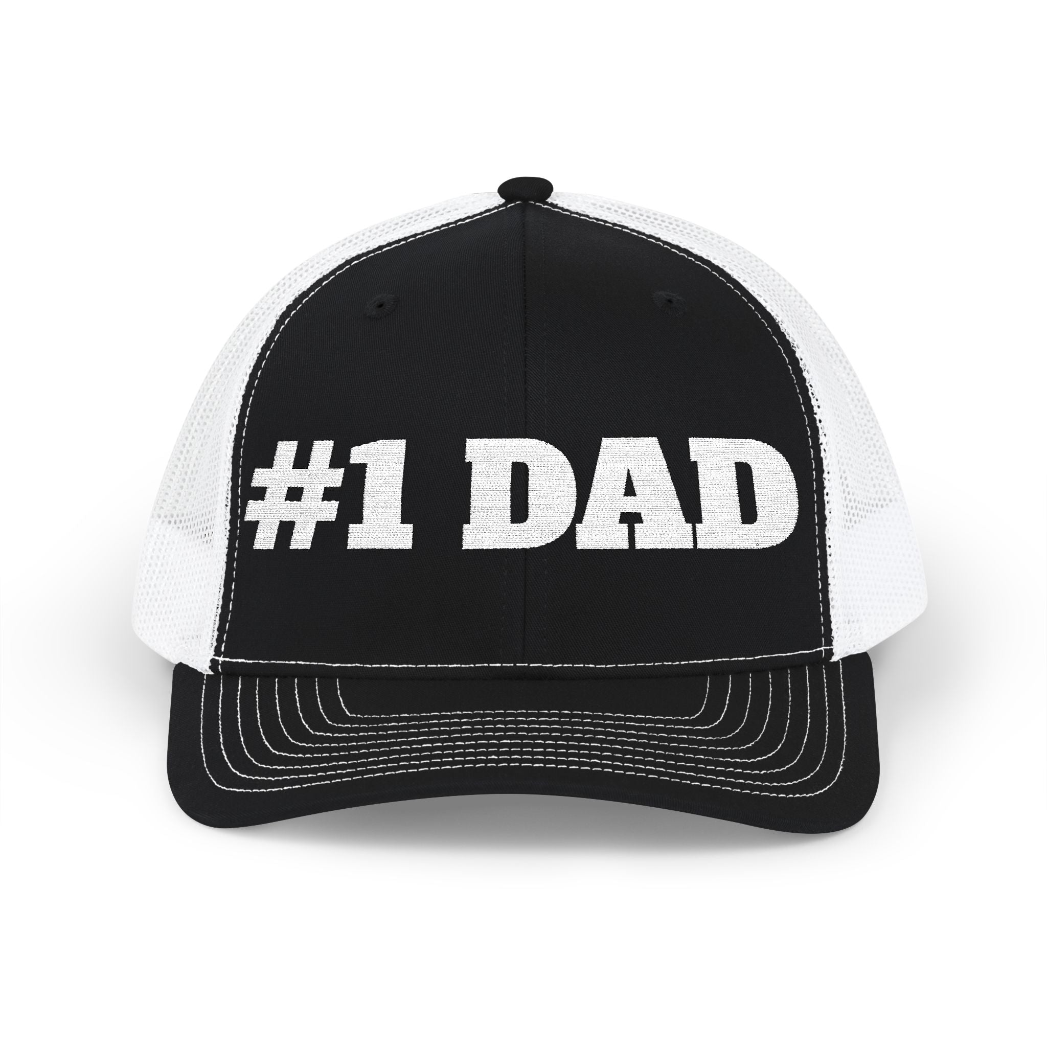 #1 Dad Snapback Trucker Cap – Father's Day Gift Hat